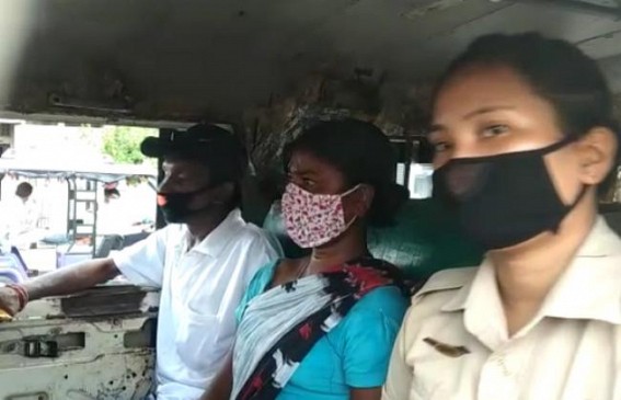 A Daily-Worker woman has been detained with Narcotic items by West Agartala Women Police A Daily-Worker woman has been detained with Narcotic items by West Agartala Women Police